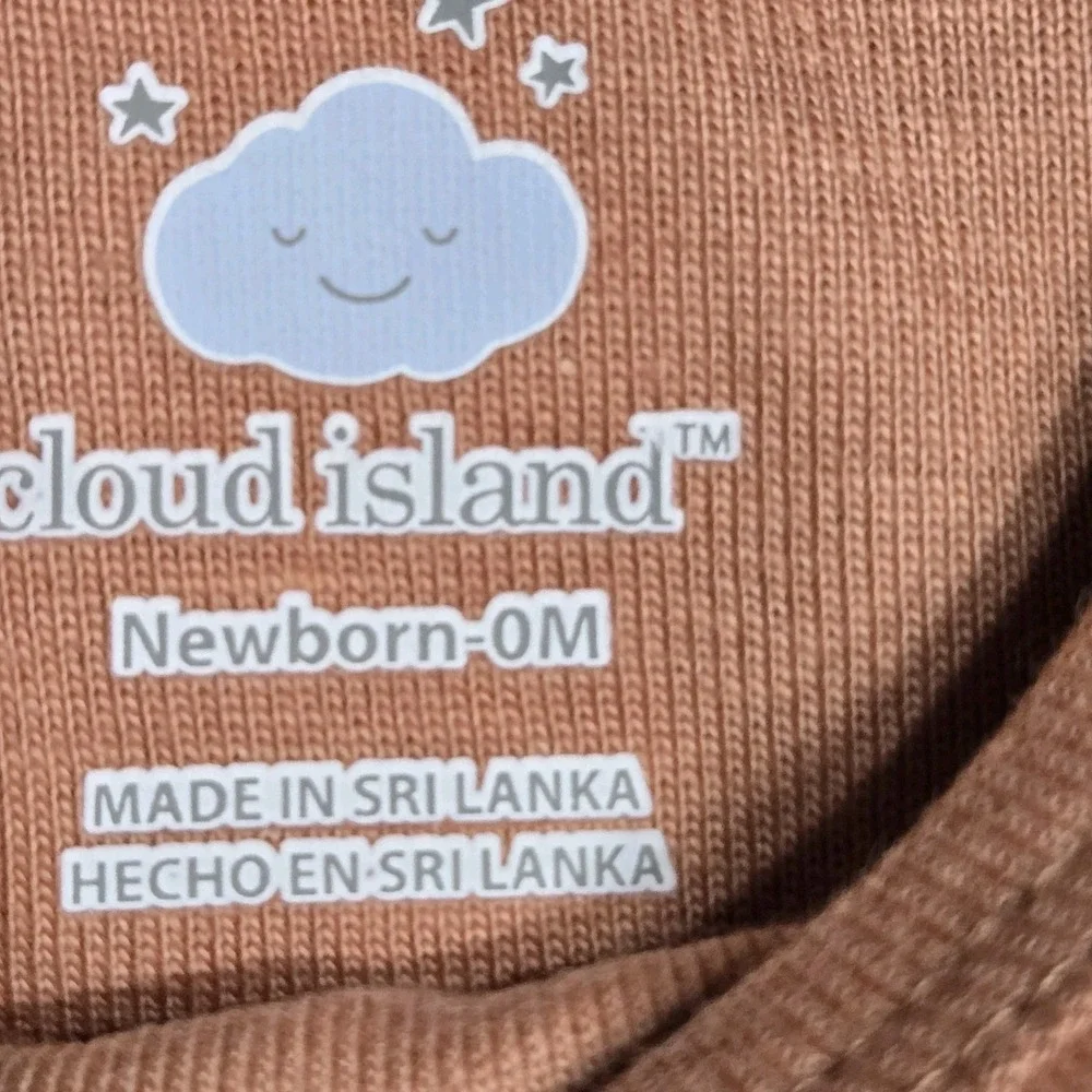 Cloud Nine Newborn-3 Month One Piece & 0-3 Month Pants Mix‎ Match Set NWOT